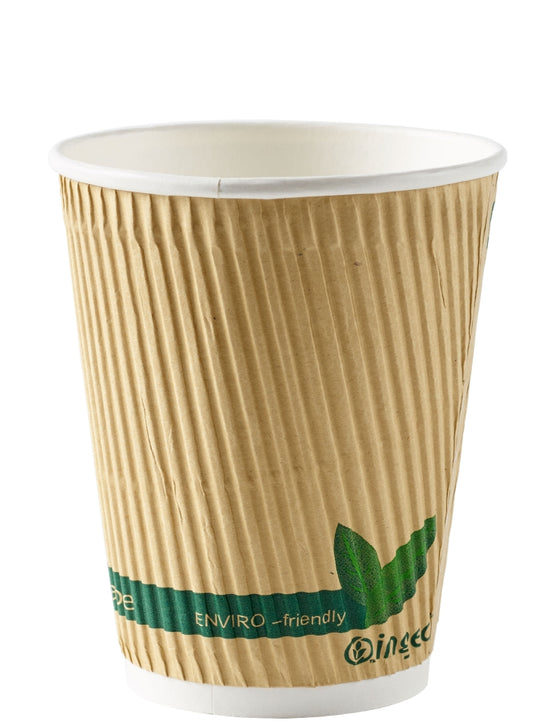 Biodegradable Kraft Ripple Cups