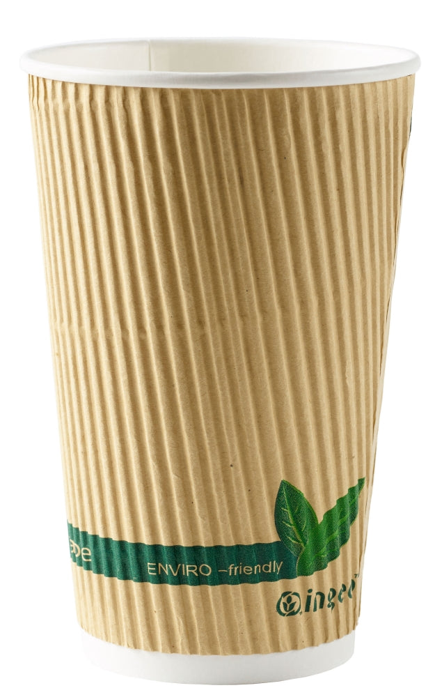 Biodegradable Kraft Ripple Cups