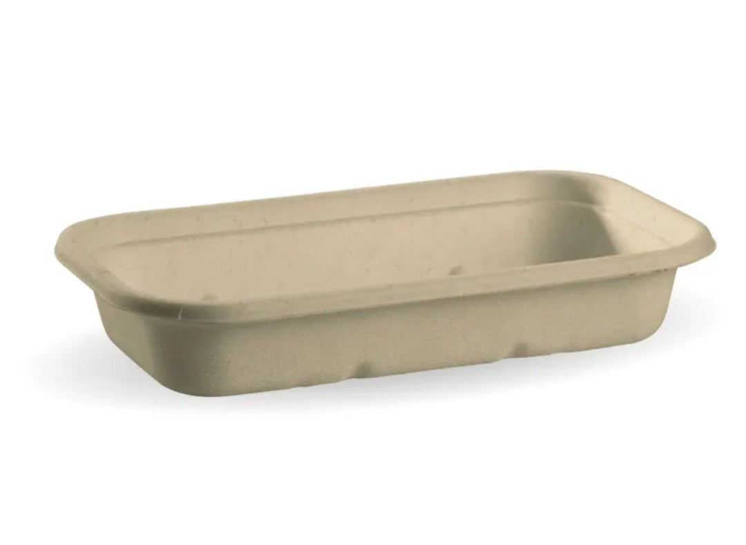 Biocane Rectangular Takeaway Base - Natural