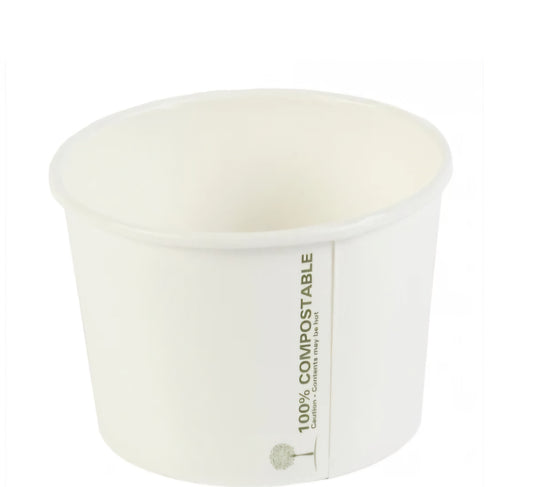 White Squat Soup Cup