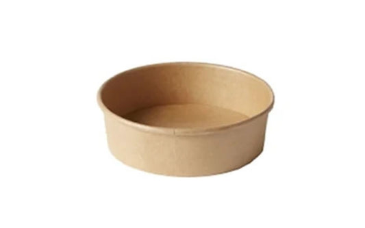 Round Kraft BioBoard Bowl 1300ml