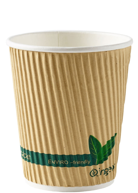 Biodegradable Kraft Ripple Cups
