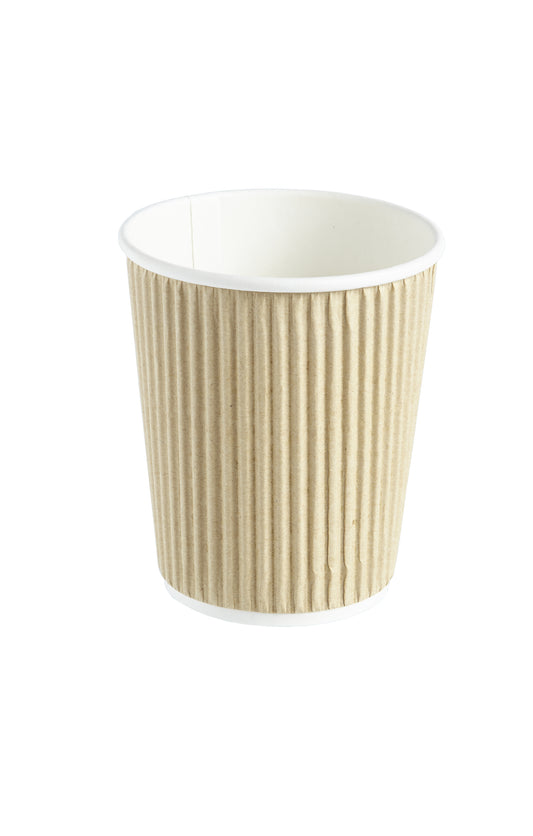 Recyclable Ripple Triple Layer Paper Cups